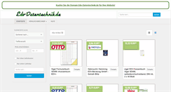 Desktop Screenshot of edv-datentechnik.de
